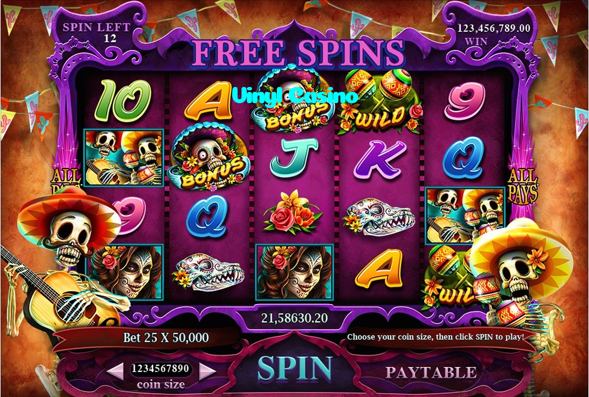 Vinyl Casino casino presented on mobile device in Pakistan with slots and live games
